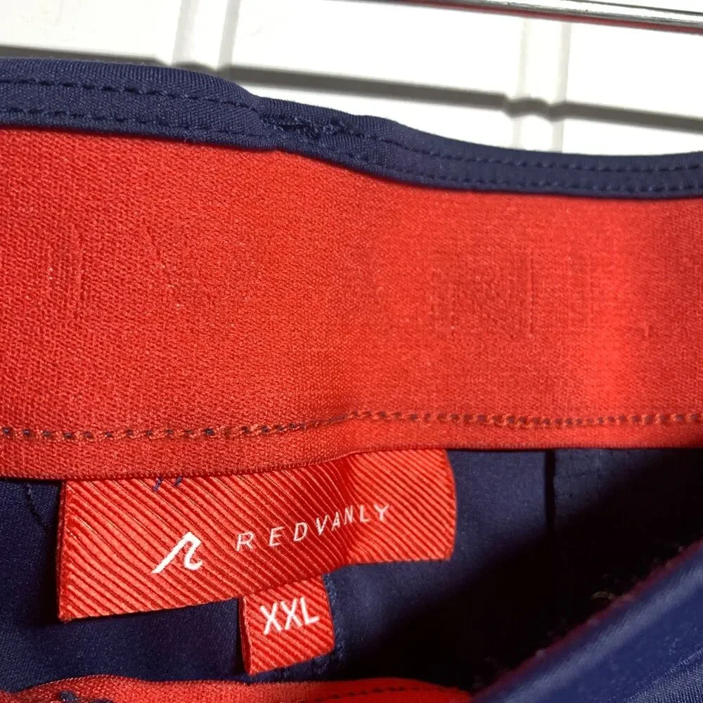 Redvanly Hanover Golf Shorts Mens Size XXL Blue Stretch Performance 9" Inseam - Picture 3 of 7